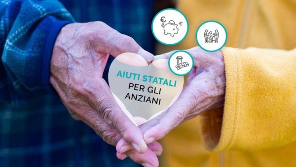 aiuti statali per gli anziani che necessitano di assistenza: assegno sociale, indennità di accompagnamento e legge 104/92
